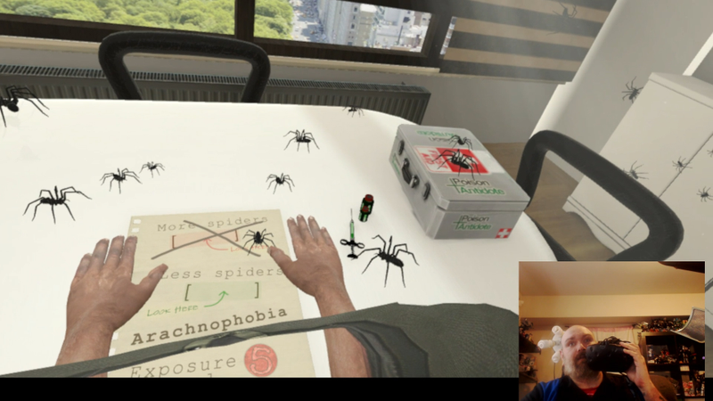 Illustration for article titled Virtual Reality Arachnophobia Therapy Is A Definite Nope